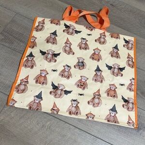 Homegoods TJMaxx Marshalls Viral Halloween Teddy Bear
Print Tote Bag NWOT